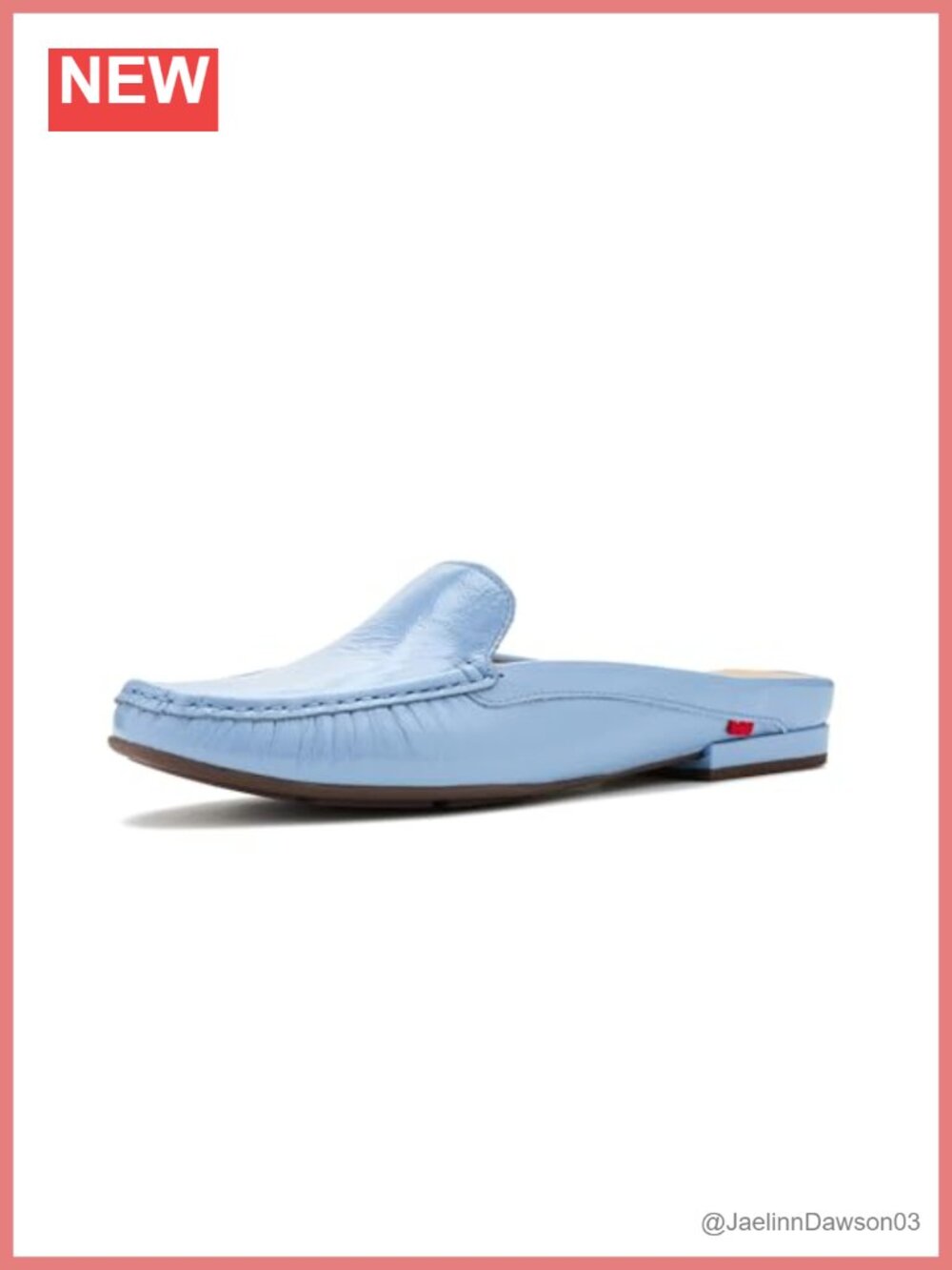 Mules with Gel Cushioning Leather Lined Comfortable Slip-On